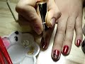 Nail Art natalizia - tutorial -