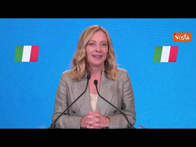 Meloni: "Lavoriamo per fare dell'Italia lo snodo strategico dell'energia tra Africa ed Europa"