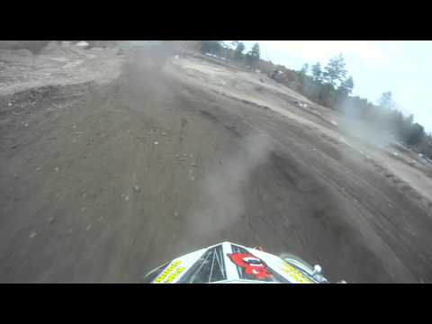 cody williams - This is the second moto of the 200+ Pro expert. cody was running second to jason Brooks. he tried to go around a lapper and a rock threw him out of his line ...