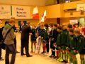 Piłkarze Dragona Bielany Warszawa odbierają medale za II miejsce w turnieju w Mikołajkach