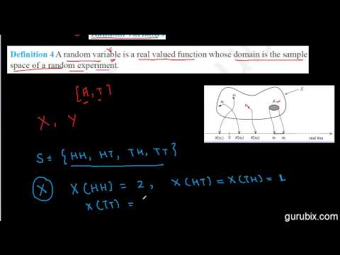how to define the random variable x