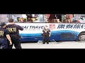 Filipinos Smiling For Photos in Front of HongKong Hostage Bus