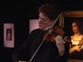 eugene ysaye composed his 6 violin sonatas in 1924 in the honour of j. s. bach and after his wife's death, dedicated to his contemporaries. the first was dedicated to a hungarian  violinist, joseph szigeti and now performed by a major hungarian talent, kristof barati. paris, 2002.