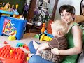 Noah w/Blocks & Says Puppy 17mos