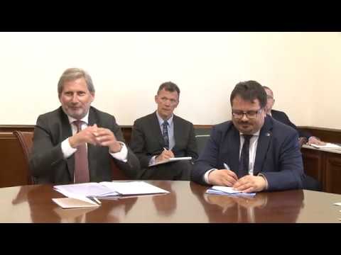 Președintele Republicii Moldova a avut o întrevedere cu Comisarul European pentru Politica Europeană de Vecinătate şi Negocieri pentru Extindere