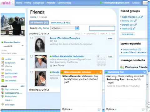 Learn to chat in orkut