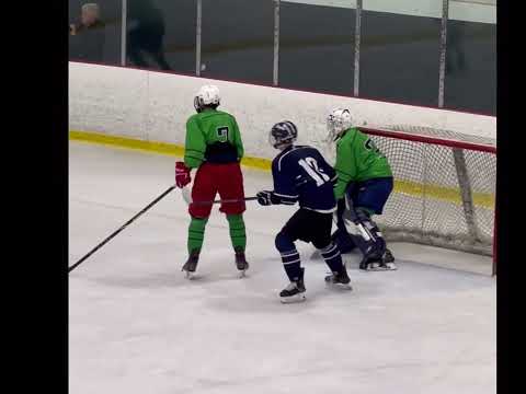 5/3/2025 NCDC/USPHL Boston Combine, Day 2, Game 2, Goal 4, Net Front Tip Team Navy #10