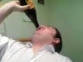 downing a bottle of wine in 14 seconds