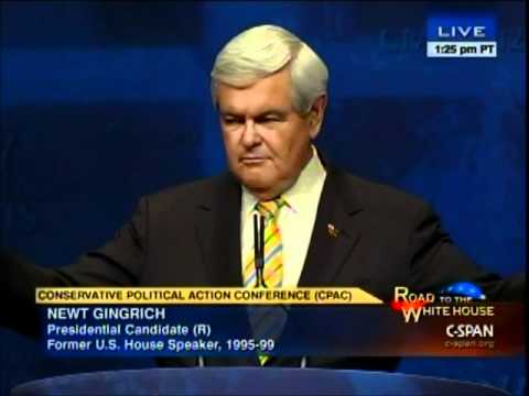 Newt Gingrich Address CPAC 2012