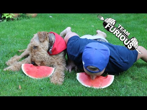 Man vs Dog - Round 3 - Watermelon | Furious Pete