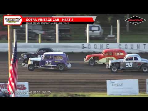 GOTRA Vintage Car Heats - Boone County Raceway - 7
