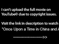 Once Upon a Time in China and America, PART 1 /9,full film/movie online part1