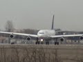 Lufthansa A343 departs YUL on runway 24L
