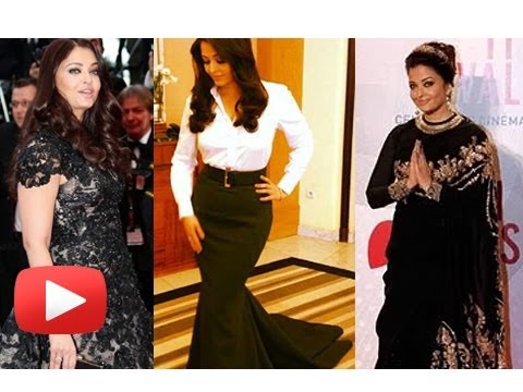 Aishwarya Rai Bachchan Looks Slimmer In White & Black Outfits - Cannes 2013.