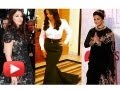Aishwarya Rai Bachchan Looks Slimmer In White & Black Outfits - Cannes 2013.