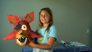 FNAF Making of the Foxy mask (DIY How to)
