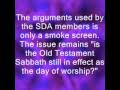 The Real Sabbath Issue