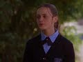 Jess turns off the sprinklers