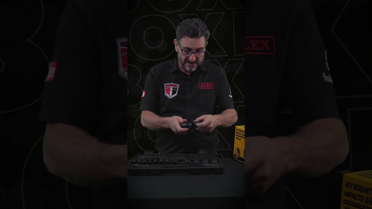 Kit de 16 Soquetes de Impacto Sextavado Rotta376