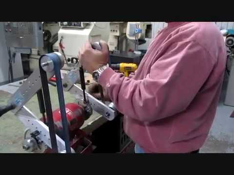 how to use belt sander