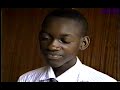 1996: Kimmie Weeks calls for disarmament of child soldiers