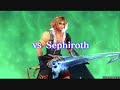 Dissidia Final Fantasy Tidus vs. Sephiroth (KHII One-Winged Angel)