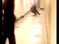 LaLa sliding down the hall n M.L.K