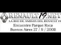 Encuentro 27 / 9 / 2008 Renault19.net Parque Roca