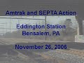 Amtrak and SEPTA Action Sunday, November 26, 2006