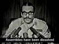 General Zia ul Haq declaring marshal law