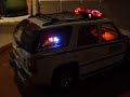 1/18 NYPD K9 SUV Police  Working Lights Siren Rare