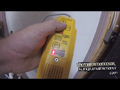 how to use electronic leak detector