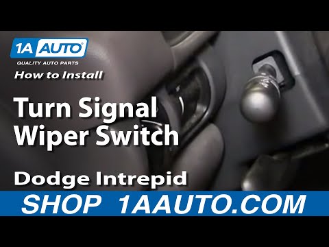 How to Install Replace Turn Signal Wiper Switch Dodge Intrepid 93-97 1AAuto.com