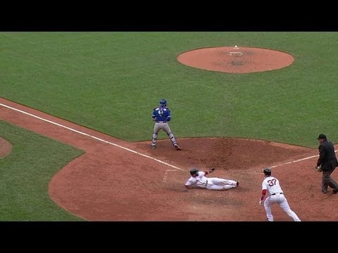 Video: TOR@BOS: Nava plates Pedroia with a sacrifice fly