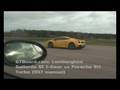 3 x races Lamborghini Gallardo SE (520 HP) E-Gear vs Porsche 911 Turbo 997 manual = GTBoard.com