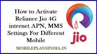 How to Activate Reliance Jio 4G LTE Network Sim to iPhone 5, 5S, 6 ,6S Plus.
