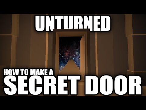how to make a secret door