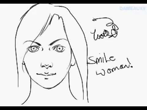 how to draw human faces