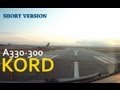 Noseview Landing in Chicago O'Hare A333