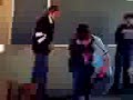 volteando un tronco