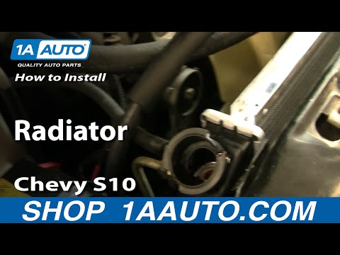 How To Install Replace Radiator Chevy S10 similar to most cars and trucks 1AAuto.com