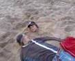 Gibby and Kyle Sunbathing