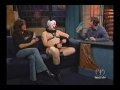asia carrera and ouchy the clown on the techtv talk show 