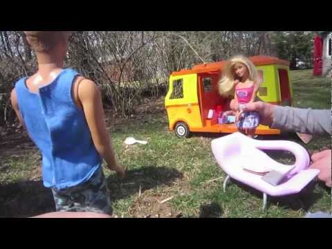 Barbie and Ricky go Camping