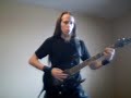 Take 2 on my drop G riff from yesterday! It's now a full song (ish) and kickin' all kinds of ass. I also busted out the RGT42DX for this run since I put the shiny new EMG's in it. She sounds just as good as she looks now, plus she fits my usual code of dress (all black). Yes, there are a few missed notes, but I did this in one take, so you'll have to forgive me. I really like the last half of this song and it gives me tingles every time i listen to it...now if only i had a band :( EDIT: I'm ...