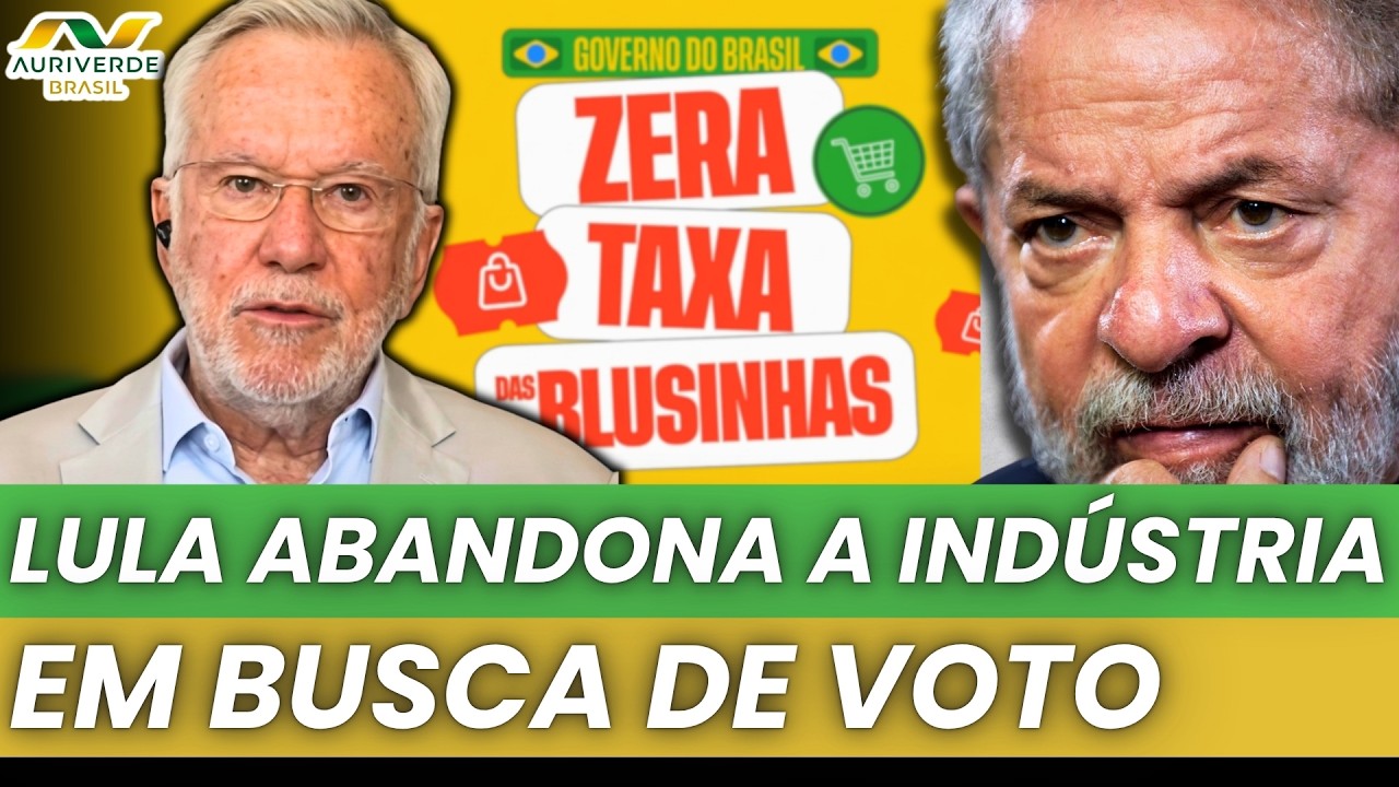 Lula abandona a indústria em busca de voto