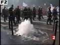 Emeutes Pompiers vs CRS