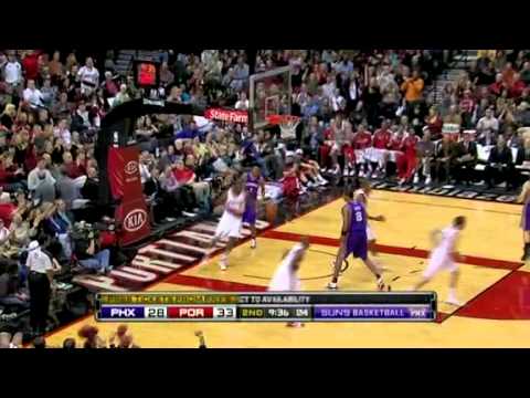 Wesley Matthews dunk vs Phoenix Suns