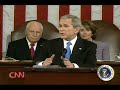 This is part one of President George W. Bush's 2008, and final, state of the union address.