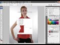Photoshop change a shirt from white to red or even black